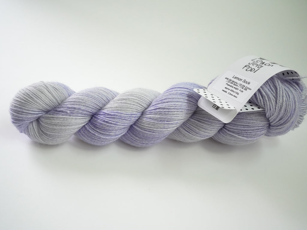 LJP Lemon Sock: 白菫 | 手染め毛糸 販売 LemonJellyPool – Lemon