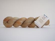 LJP Merino Sock: Linen and Persimmon
