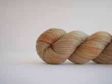 LJP Merino Sock: Linen and Persimmon