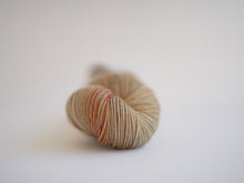 LJP Merino Sock: Linen and Persimmon